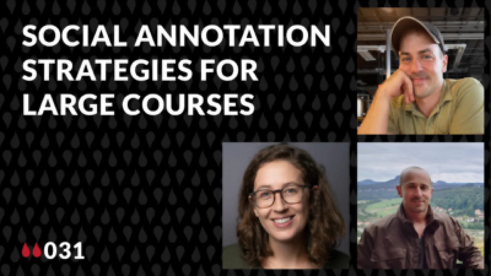 podcast Liquid Margins "Social Annotation Strategies for Large Courses" panel