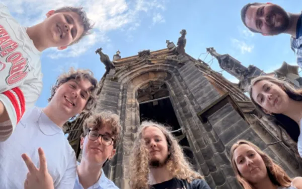 Study abroad students in Berlin, Germany